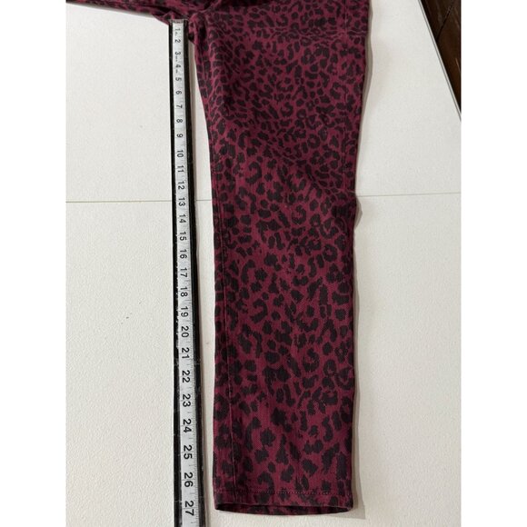 Social Standard by Sanctuary Leopard Mid Rise Ankle Skinny Jeans Size 10 - Picture 8 of 10
